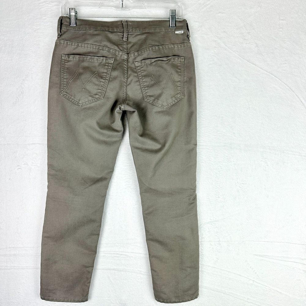 Mother The Skinny Not Skinny Jeans Size 26 Grey Stretch Mid Rise - Picture 2 of 7